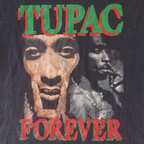 2 CONCERT TEE BUNDLE!! TUPAC FOREVER & JIMI HENDRIX Voodoo Child!! - Picture 2 of 7